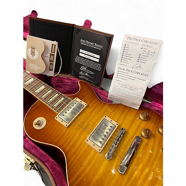 Used Gibson Limited Edition Custom Shop 1959 Les Paul Murphy Aged Iced Tea Solid Body Electric Guitar
