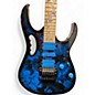 Used Ibanez JEM77FP Steve Vai Signature Blue Floral Pattern Solid Body Electric Guitar