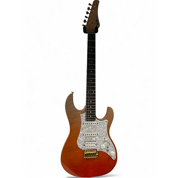 Used Fujigen EXPERT ODS Orange Solid Body Electric Guitar