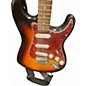 Used Squier STRATOCASTER 2 Tone Sunburst Solid Body Electric Guitar