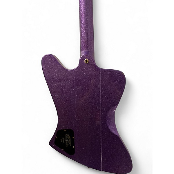 Used Kauer Guitars BANSHEE Amethyst Purple Sparkle Solid Body Electric Guitar