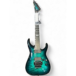 Used ESP E-II Horizon FR-7 7-String with Floyd Rose Emerald Green Solid Body Electric Guitar