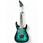 Used ESP E-II Horizon FR-7 7-String with Floyd Rose Emerald Green Solid Body Electric Guitar thumbnail