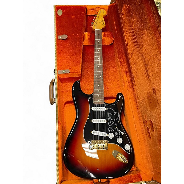 Used 2013 Fender Artist Series Stevie Ray Vaughan Stratocaster 2 Color Sunburst Solid Body Electric Guitar