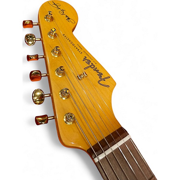 Used 2013 Fender Artist Series Stevie Ray Vaughan Stratocaster 2 Color Sunburst Solid Body Electric Guitar