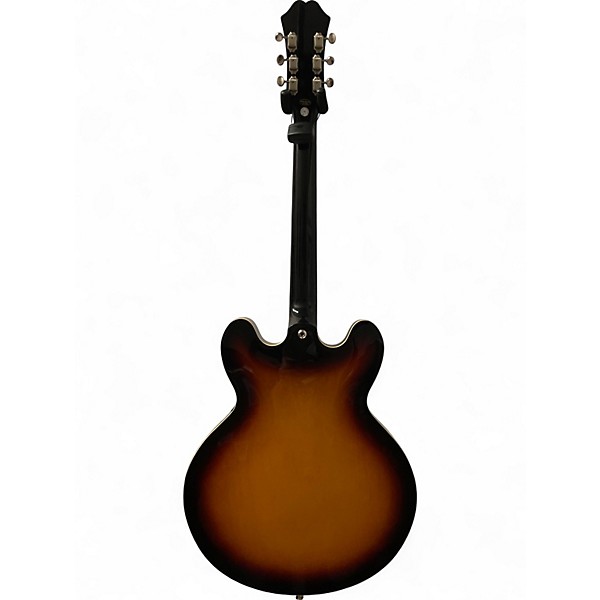 Used Epiphone CASINO 3 Tone Sunburst Hollow Body Electric Guitar