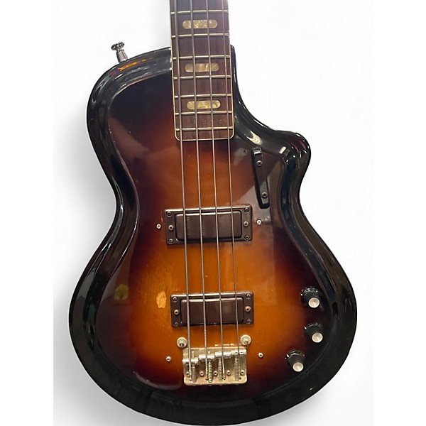 Vintage 1972 Yamaha SB-50 2 Color Sunburst Electric Bass Guitar