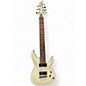 Used Schecter Guitar Research Demon 7 String Arctic White Solid Body Electric Guitar thumbnail