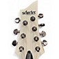 Used Schecter Guitar Research Demon 7 String Arctic White Solid Body Electric Guitar