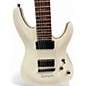 Used Schecter Guitar Research Demon 7 String Arctic White Solid Body Electric Guitar