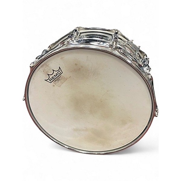 Used Yamaha 6.5X14 Stage Custom Snare Metallic Silver Drum