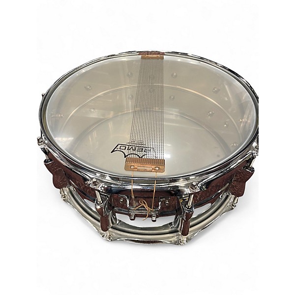Used Yamaha 6.5X14 Stage Custom Snare Metallic Silver Drum