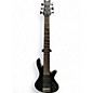 Used Schecter Guitar Research Stiletto Studio 6 String Black Electric Bass Guitar thumbnail