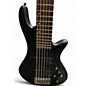 Used Schecter Guitar Research Stiletto Studio 6 String Black Electric Bass Guitar