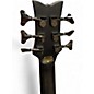Used Schecter Guitar Research Stiletto Studio 6 String Black Electric Bass Guitar