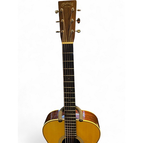 Used 2021 Martin OM28 Natural Acoustic Guitar