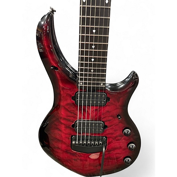 Used Ernie Ball Music Man John Petrucci Majesty 7 Lava Red Solid Body Electric Guitar
