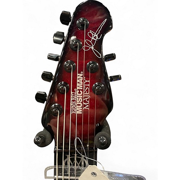 Used Ernie Ball Music Man John Petrucci Majesty 7 Lava Red Solid Body Electric Guitar