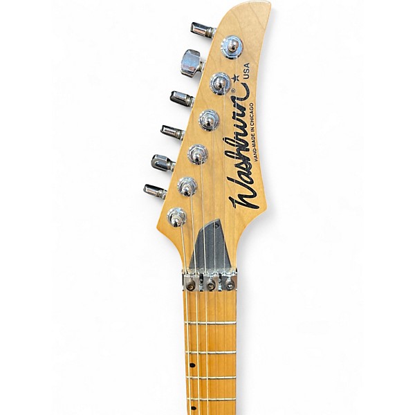 Vintage 1992 Washburn Solid Body Electric Blue Solid Body Electric Guitar