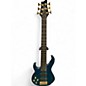 Used Brice 6 STRING HH Blue Electric Bass Guitar thumbnail