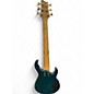 Used Brice 6 STRING HH Blue Electric Bass Guitar