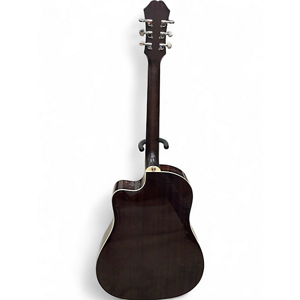 Used Epiphone AJ220SCE Natural Acoustic Electric Guitar
