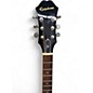 Used Epiphone AJ220SCE Natural Acoustic Electric Guitar