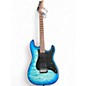 Used Schecter Guitar Research TRADITIONAL PRO Trans Blue Solid Body Electric Guitar thumbnail