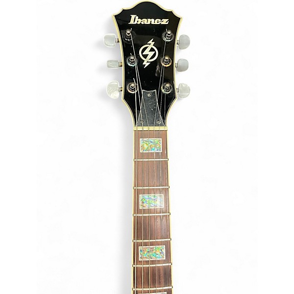 Used Ibanez AG95 DARK BROWN SUNBURST Hollow Body Electric Guitar
