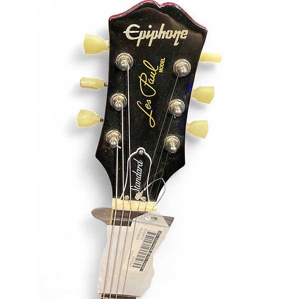 Used 2020 Epiphone Les Paul Standard 1950s Heritage Cherry Sunburst Solid Body Electric Guitar