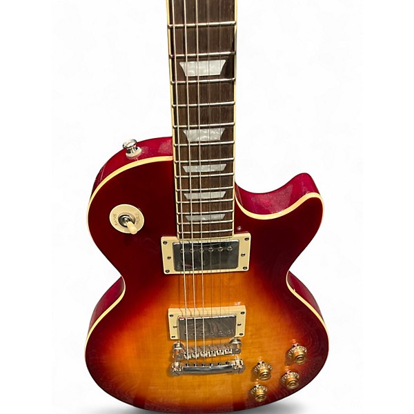 Used 2020 Epiphone Les Paul Standard 1950s Heritage Cherry Sunburst Solid Body Electric Guitar