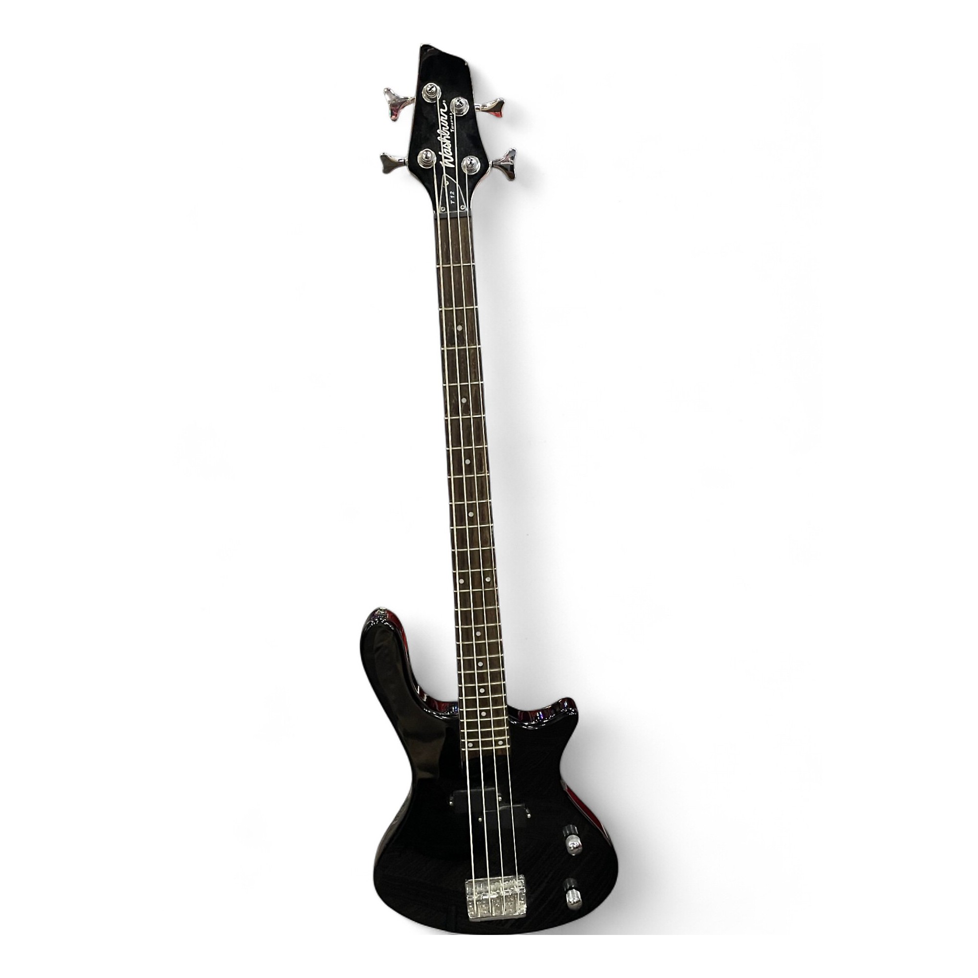 ベース Washburn T12 Used Washburn T 12 Black Electric Bass Guitar Black | Guitar