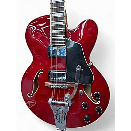 Used Ibanez AFS75T Artcore Red Hollow Body Electric Guitar