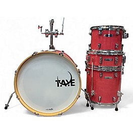 Used Taye Drums 4 Piece ProX Pink Drum Kit