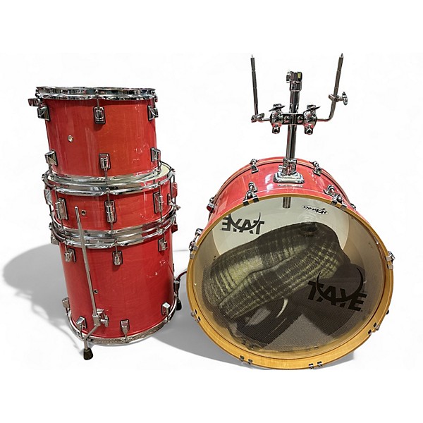 Used Taye Drums 4 Piece ProX Pink Drum Kit