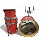 Used Taye Drums 4 Piece ProX Pink Drum Kit