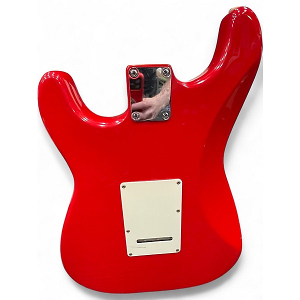 Used Fender SQUIER SERIES STRATOCASTER HSS RED Solid Body Electric Guitar