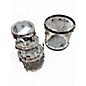 Used DW 4 Piece Design Series Acrylic clear Drum Kit thumbnail