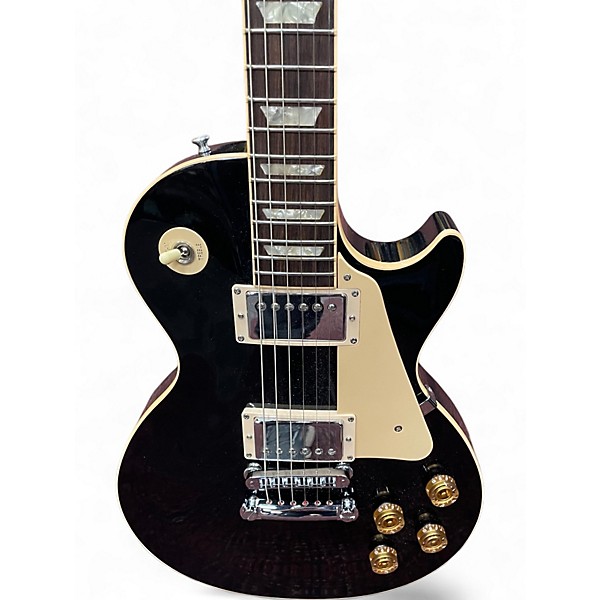 Vintage 1991 Gibson Les Paul Standard Ebony Solid Body Electric Guitar