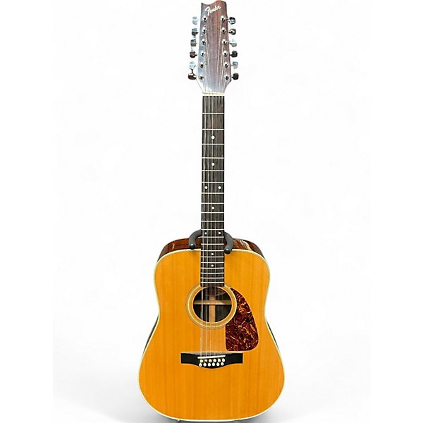 Used Fender F-330-12 Natural 12 String Acoustic Guitar