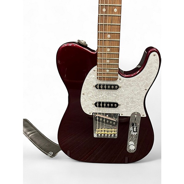 Used G&L ASAT Classic Thinline Crimson Red Trans Hollow Body Electric Guitar