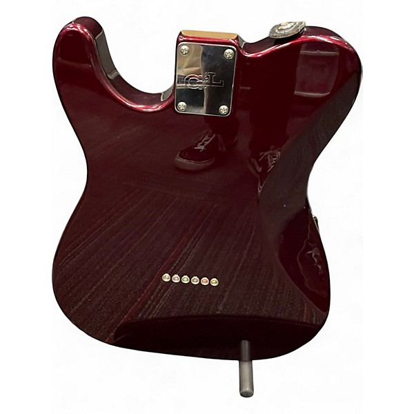 Used G&L ASAT Classic Thinline Crimson Red Trans Hollow Body Electric Guitar