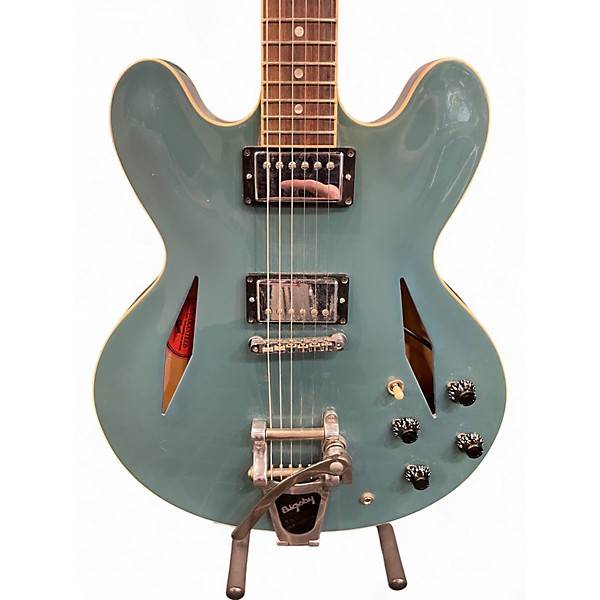 Used 2006 Gibson Memphis ES 335 Diamond w/ Bigsby Pelham Blue Hollow Body Electric Guitar