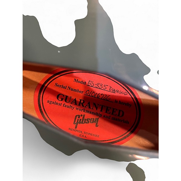 Used 2006 Gibson Memphis ES 335 Diamond w/ Bigsby Pelham Blue Hollow Body Electric Guitar