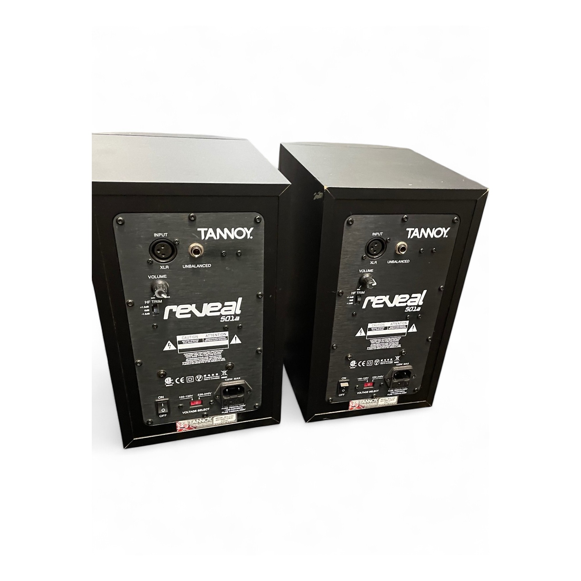 Tannoy Reveal 501a ペア Tannoy Reveal 501a Powered Studio Monitor Speakers - Pair in