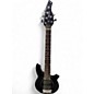 Used Ernie Ball Music Man Bongo 6 String Black Electric Bass Guitar thumbnail