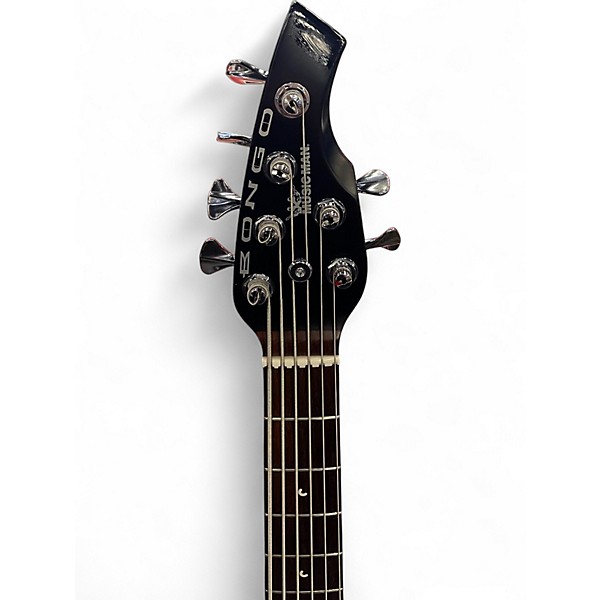 Used Ernie Ball Music Man Bongo 6 String Black Electric Bass Guitar