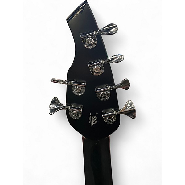 Used Ernie Ball Music Man Bongo 6 String Black Electric Bass Guitar