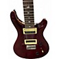 Used PRS SE HOLCOMB SVN Trans Crimson Red Solid Body Electric Guitar