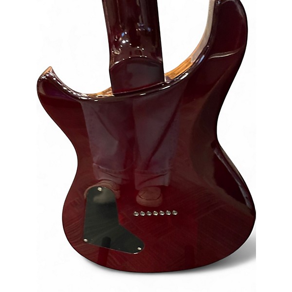 Used PRS SE HOLCOMB SVN Trans Crimson Red Solid Body Electric Guitar